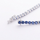 Золотий браслет з сапфірами і діамантами бб0062nl от ювелирного магазина Оникс - 2