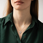 Золоте кольє "Хрестик" з діамантами 745371121 от ювелирного магазина Оникс - 1