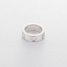 Серебряное кольцо с фианитом 112036 от ювелирного магазина Оникс - 1