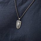 Срібний кулон "Архангел Михаїл моли Бога о нас" 133224 от ювелирного магазина Оникс - 11