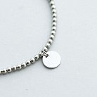 Срібний браслет "Монетка" 141307 от ювелирного магазина Оникс - 1