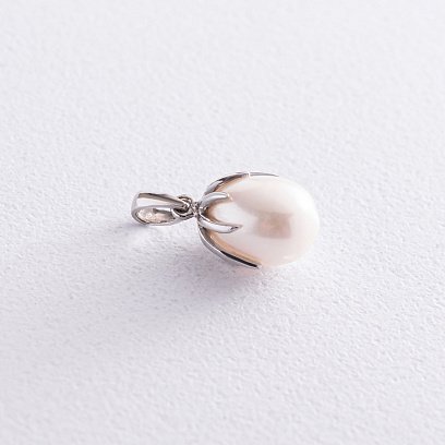 Золотой кулон с жемчужиной п03524