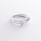 Золотое кольцо с бриллиантами кб0160he от ювелирного магазина Оникс - 2