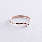 Помолвочное золотое кольцо с бриллиантом 24462421 от ювелирного магазина Оникс - 4