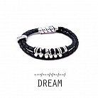Шкіряний браслет Morza Magellan Dream (Мрія) зі вставками зі срібла M0106-D11 от ювелирного магазина Оникс