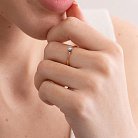 Помолвочное золотое кольцо с бриллиантом 220552421 от ювелирного магазина Оникс - 3