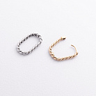 Серьги "Ester" в желтом и белом золоте с09632 от ювелирного магазина Оникс - 1