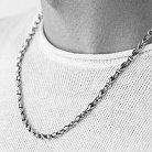 Мужская серебряная цепочка "Бесконечность" 15155 от ювелирного магазина Оникс - 3