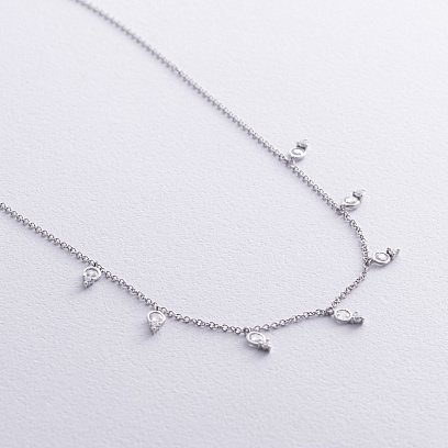 Золотое колье с бриллиантами колб0124sm №3