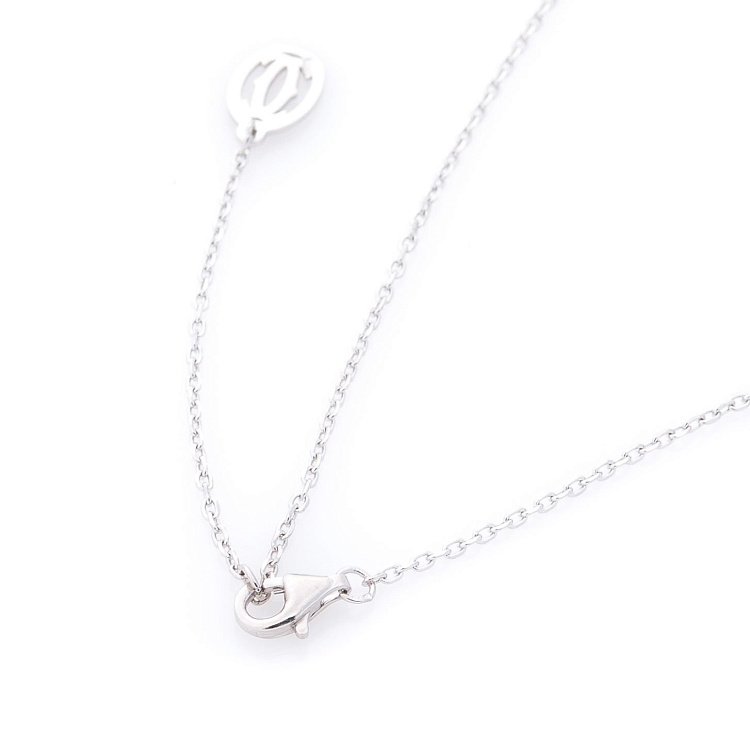 Серебряное колье с фианитом 18661 от ювелирного магазина Оникс - 1