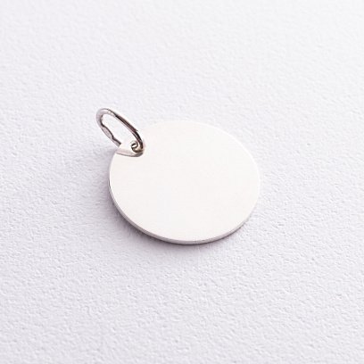 Срібний кулон "Отче наш" (2.1 см) 133090отче №3