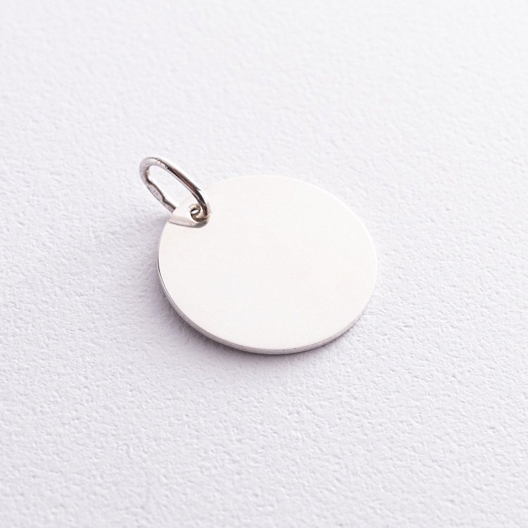 Срібний кулон "Отче наш" (2.1 см) 133090отче від ювелірного магазину Онікс - 2