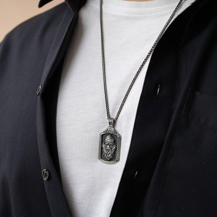 Серебряный кулон "Бог Один"  291 от ювелирного магазина Оникс - 2