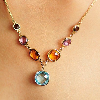 Кольє з натуральними каменями кол00530 №2