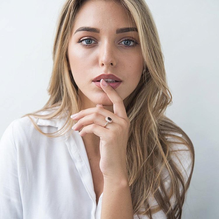 Золоті сережки (димчастий кварц, фіаніти) с04197 від ювелірного магазину Онікс - 4