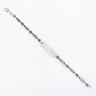 Срібний чоловічий браслет 14672 от ювелирного магазина Оникс - 1