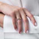 Кольцо "Шарики" в белом золоте к07095б от ювелирного магазина Оникс - 15