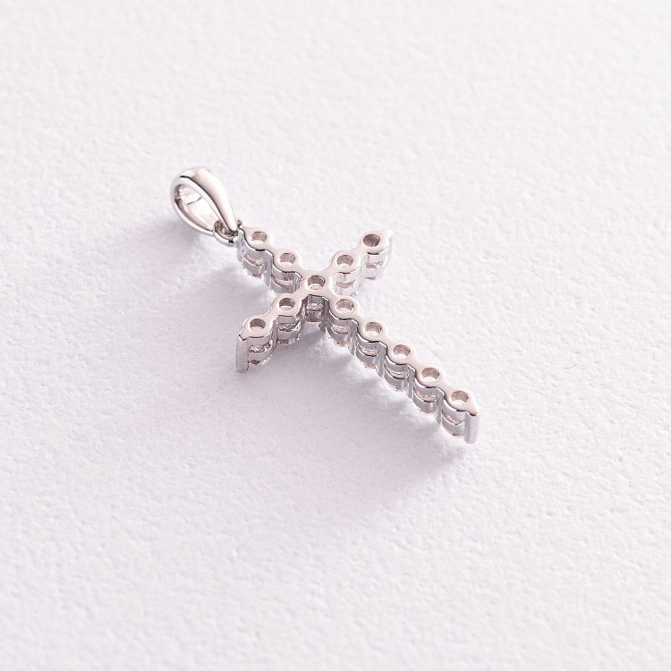 Золотий хрестик (діамант) пб0163ri від ювелірного магазину Онікс - 3