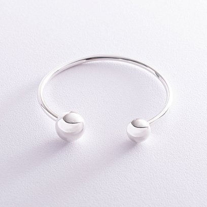 Браслет зі срібла з кульками 141095 №2