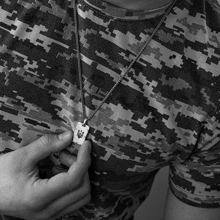 Серебряный кулон "Герб Украины - Тризуб" 133213g от ювелирного магазина Оникс - 18