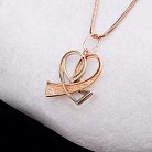 Підвіска "Серце" з золота п00599 от ювелирного магазина Оникс - 1