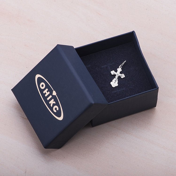 Детский серебряный крестик 13497 от ювелирного магазина Оникс - 2