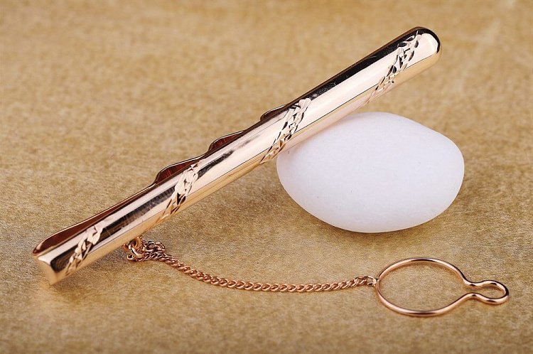 Затиск для краватки з візерунком заж00005х від ювелірного магазину Онікс - 4