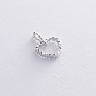Золотой кулон "Сердце" (бриллиант) пб0222ri от ювелирного магазина Оникс - 2