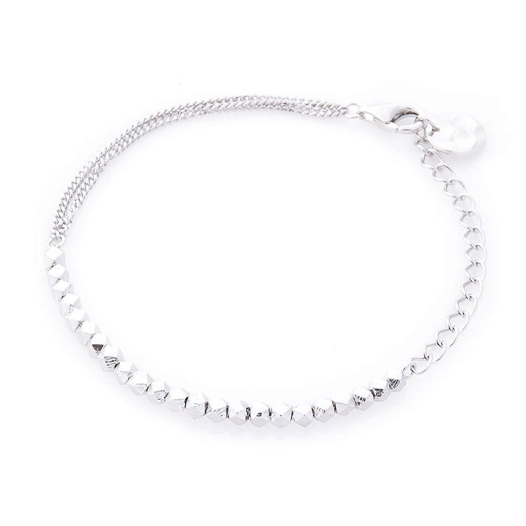 Серебряный браслет с шариками 141258 от ювелирного магазина Оникс - 3