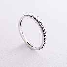Серебряное кольцо с чернением 112690 от ювелирного магазина Оникс