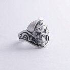 ﻿Мужское серебряное кольцо "Череп" 282 от ювелирного магазина Оникс - 4