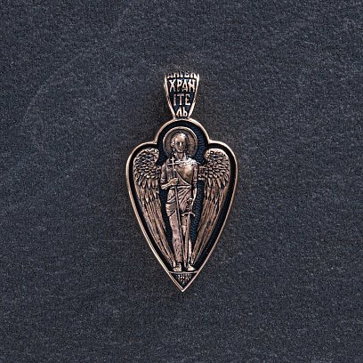 Золота підвіска "Ангел Хранитель" п01407 №2