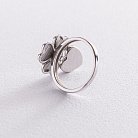 Серебряное кольцо "Клевер" 112592 от ювелирного магазина Оникс - 4