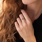 Помолвочное золотое кольцо "Сердечко" с бриллиантом кб0414 от ювелирного магазина Оникс - 6