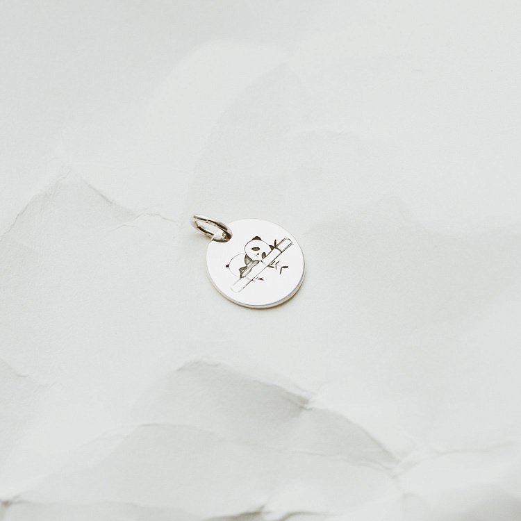 Кулон "Панда" 132724п от ювелирного магазина Оникс - 1