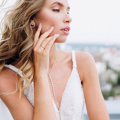 Серебряное кольцо с фианитами 112579 №8