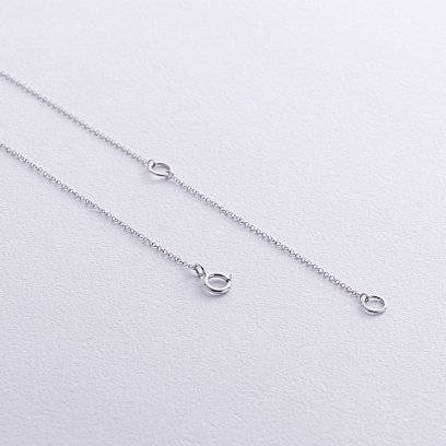 Золоте кольє (топаз, діаманти) колб0119sm №5