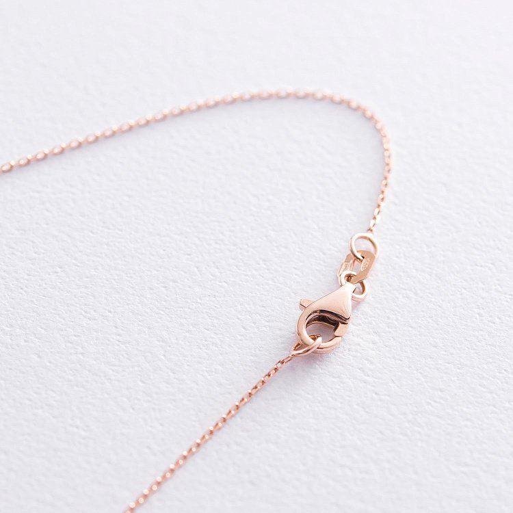 Колье в красном золоте "Кругосветное путешествие" кол01682 от ювелирного магазина Оникс - 5