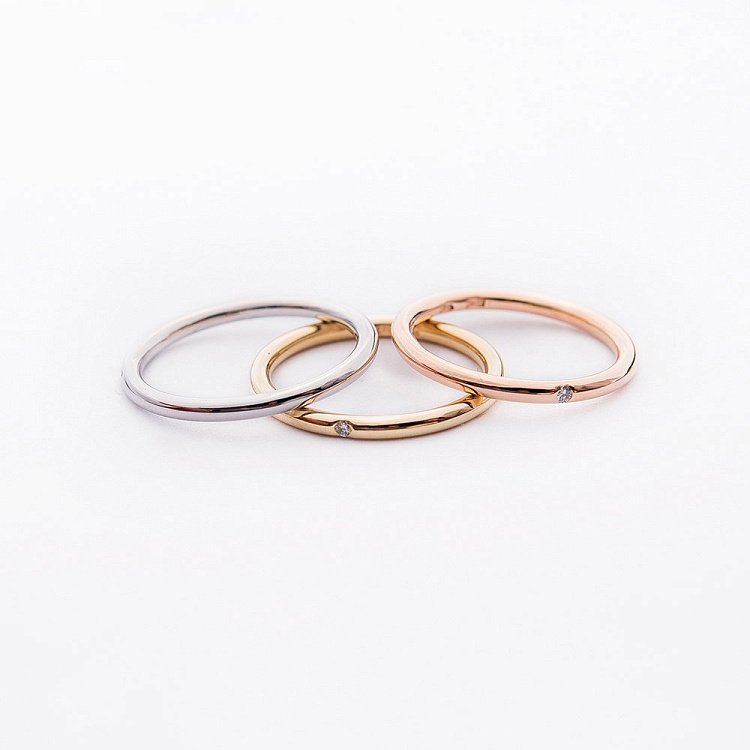 Кольцо с бриллиантом в стиле минимализм обрб0004 от ювелирного магазина Оникс - 3