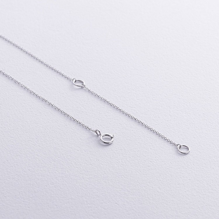 Золоте кольє (топаз, діаманти) колб0119sm від ювелірного магазину Онікс - 4