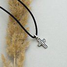 Срібний хрестик "Розп'яття. Молитва" Спаси і збережи " 131379 от ювелирного магазина Оникс - 3