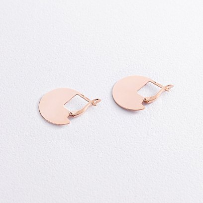 Золотые серьги "Лаура" 470591 №3