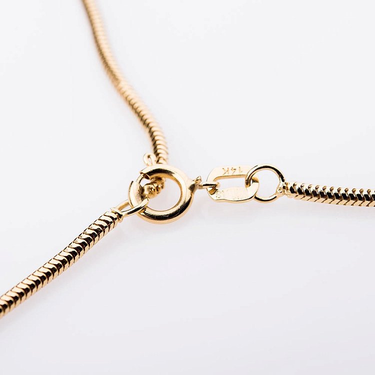 Золотий браслет на ногу з фіанітом б00599 від ювелірного магазину Онікс - 2