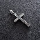 Срібний хрестик з чорнінням 132700ч от ювелирного магазина Оникс - 4