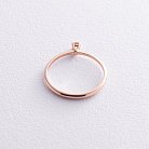 Помолвочное золотое кольцо с бриллиантом 229432421 от ювелирного магазина Оникс - 5