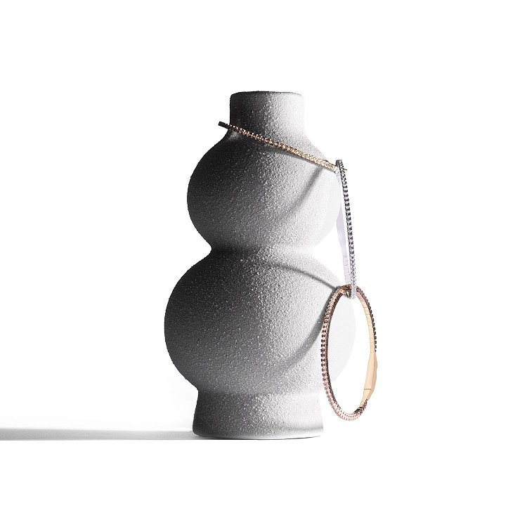 Золотой браслет "Clarice" с дорожкой камней б05478 от ювелирного магазина Оникс - 12