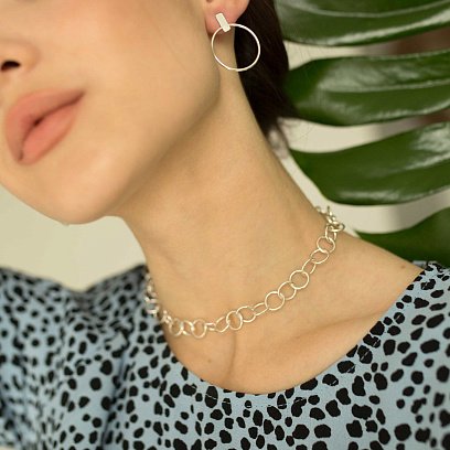 Срібне кольє "Воля" 181039 №4