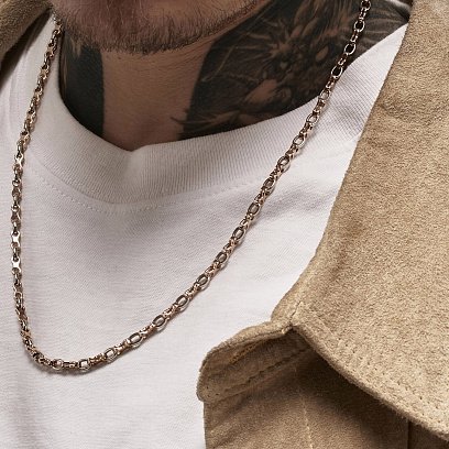 Чоловічий золотий ланцюжок ц00528 №2