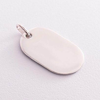 Серебряная ладанка с Божьей Матерью 132752 №3