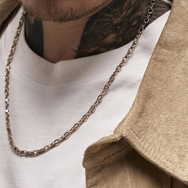 Чоловічий золотий ланцюжок ц00528 від ювелірного магазину Онікс - 1